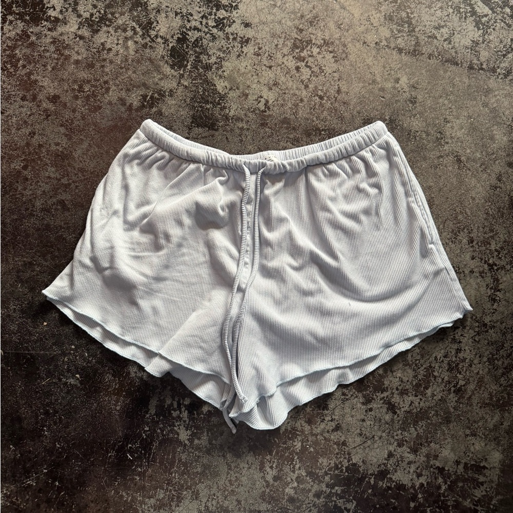Ribbed PJ shorts